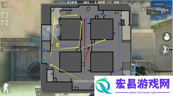 穿越火线巷战三点突破协防玩法技巧分析