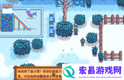 星露谷物语冬日谜团放大镜有什么用