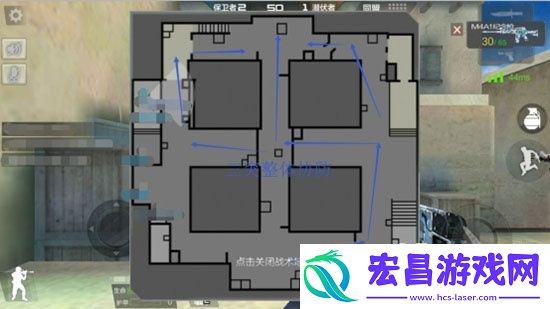 穿越火线巷战三点突破协防玩法技巧分析