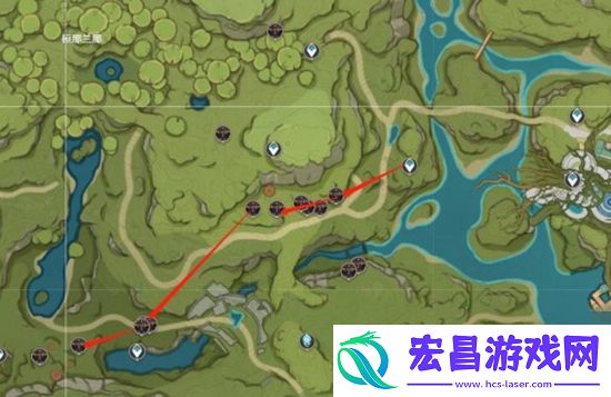 原神3.0牢固箭簇分布位置在那牢固箭簇收集路线图