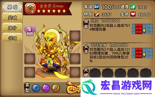 塔人西游萌萌金身罗汉英雄