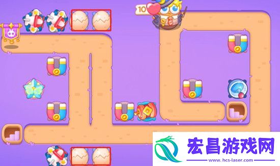 保卫萝卜4阿波与魔法宝藏第43关怎么过