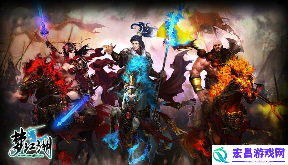 硬派武侠典范1732梦江湖三大热血玩法