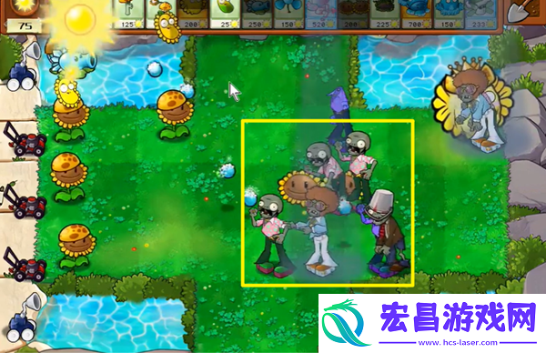 植物大战僵尸杂交版冒险55关怎么过