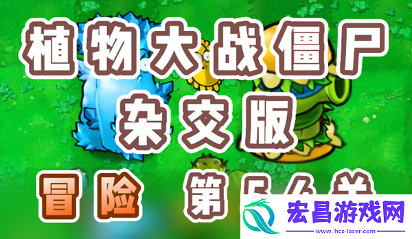 植物大战僵尸杂交版冒险54关怎么过