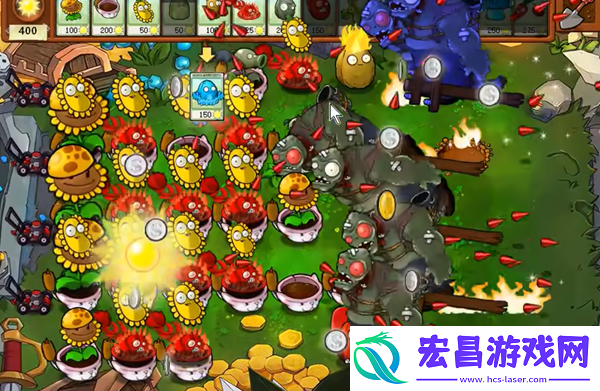 植物大战僵尸杂交版冒险53关怎么过