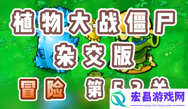 植物大战僵尸杂交版冒险53关怎么过