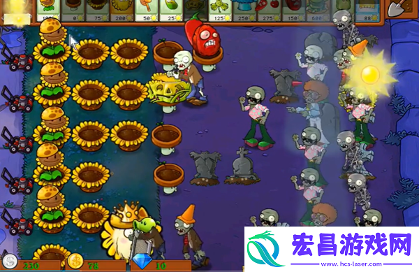 植物大战僵尸杂交版冒险58关怎么过
