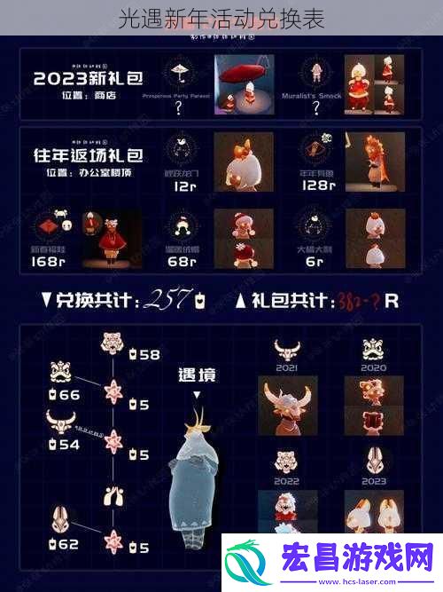 光遇新年活动兑换表