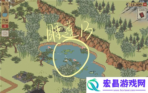 江南百景图睡莲获取位置汇总