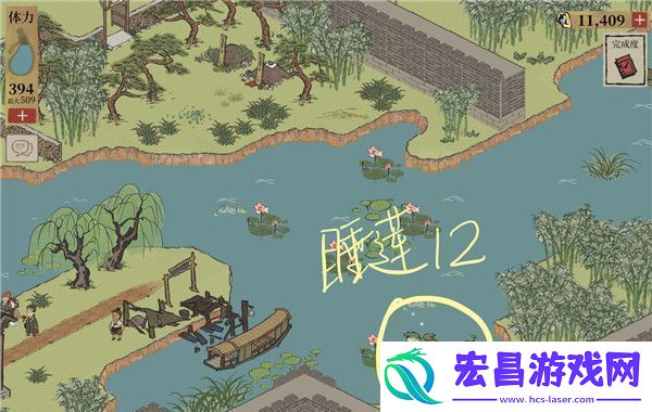 江南百景图睡莲获取位置汇总