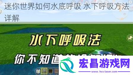 迷你世界如何水底呼吸