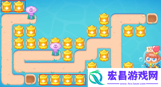 保卫萝卜4嗨钓度假岛第18关怎么过