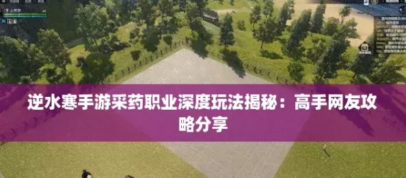 逆水寒手游采药职业深度玩法揭秘