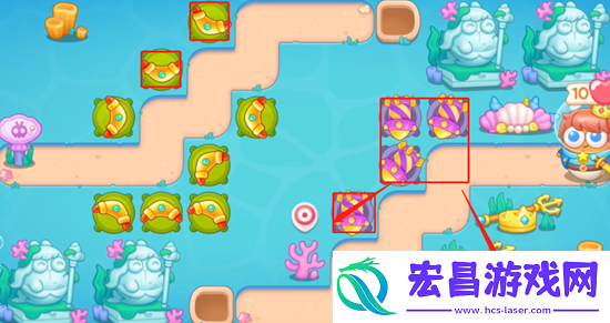 保卫萝卜4嗨钓度假岛第5关怎么过