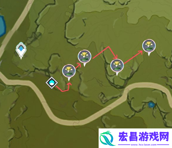 原神甜甜花位置一览