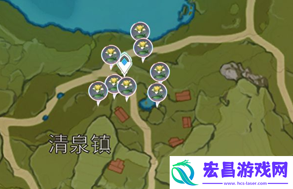 原神甜甜花位置一览