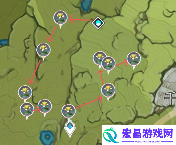 原神甜甜花位置一览