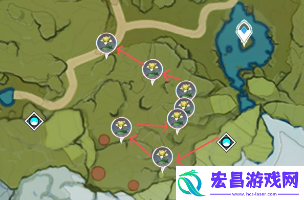 原神甜甜花位置一览