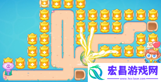 保卫萝卜4嗨钓度假岛第10关怎么过