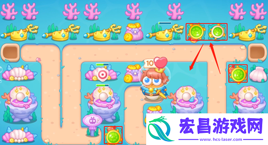 保卫萝卜4嗨钓度假岛第4关怎么过