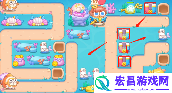 保卫萝卜4嗨钓度假岛第13关怎么过