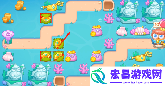 保卫萝卜4嗨钓度假岛第5关怎么过
