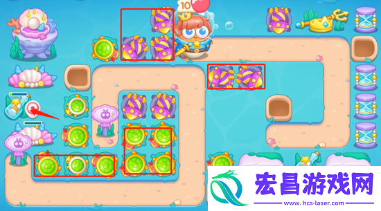 保卫萝卜4嗨钓度假岛第9关怎么过