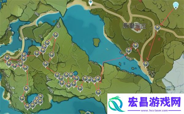原神甜甜花位置一览