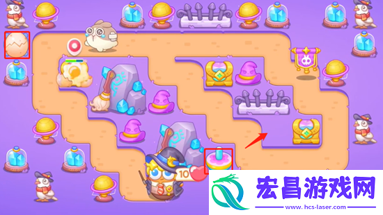 阿波与魔法宝藏第46关怎么过