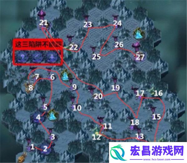 剑与远征古墓迷踪路线怎么走