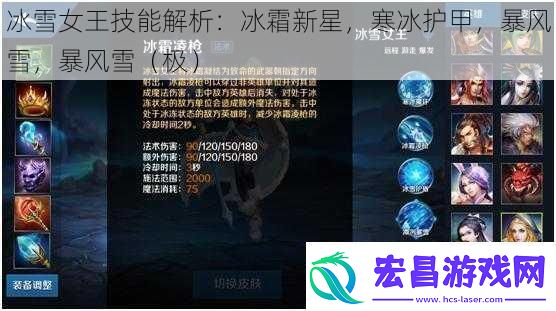 冰雪女王技能解析