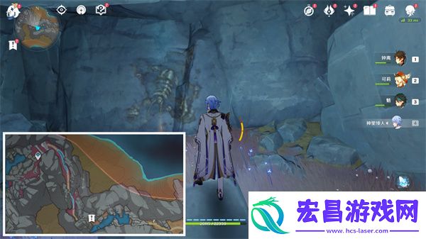 原神层岩巨渊化石墙壁在哪
