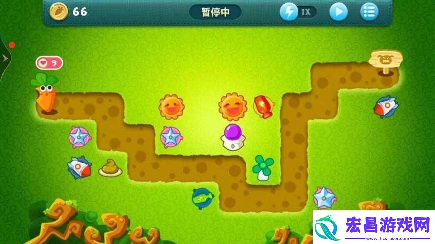 保卫萝卜游乐场第10关通关攻略