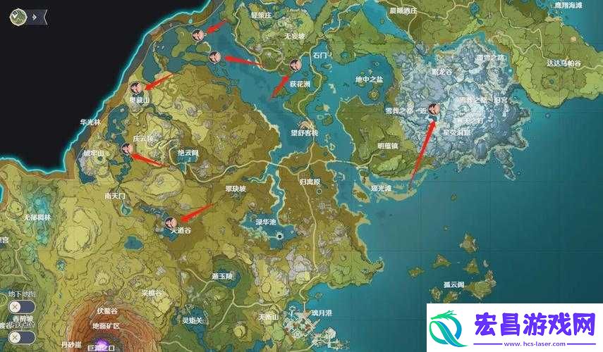 原神侠客记山叟篇的找寻途径