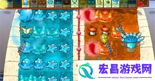 PVZ杂交版益智模式冰火两重天过关攻略详解