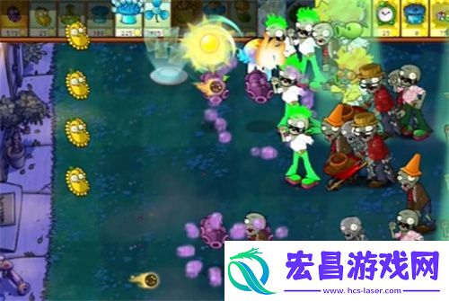 PVZ杂交版益智模式忧郁咖啡豆1过关流程分享