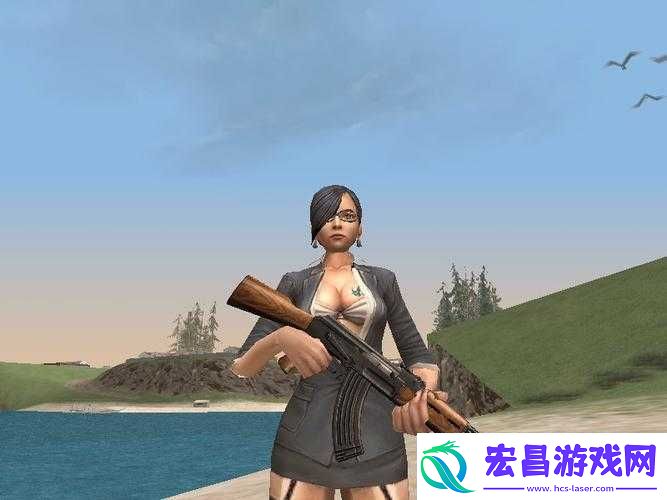 老外玩CSGO的妹子
