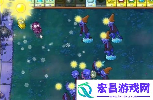 PVZ杂交版益智模式忧郁咖啡豆1过关流程分享