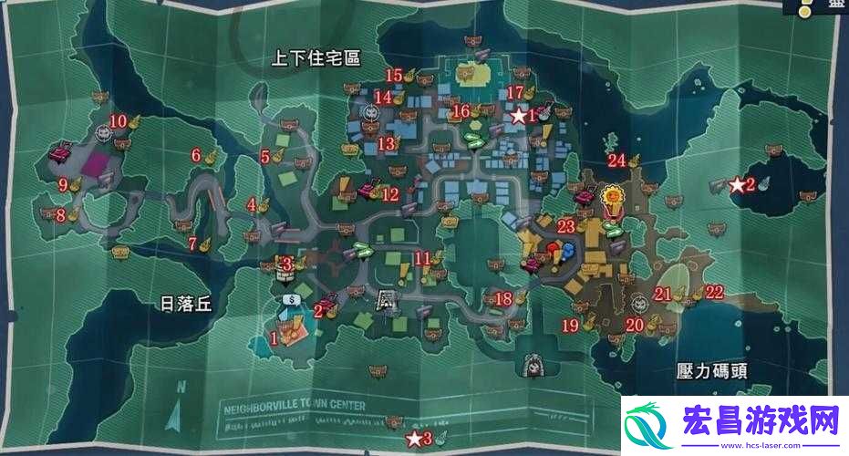 僵尸城镇中心攻略