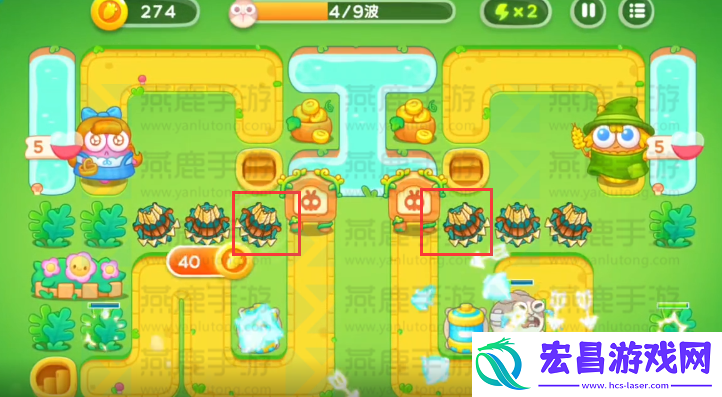 讲一讲保卫萝卜4绿野奇缘第47关攻略