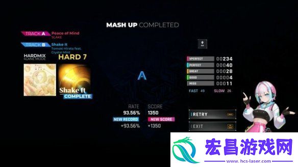 双音轨节奏游戏MASH