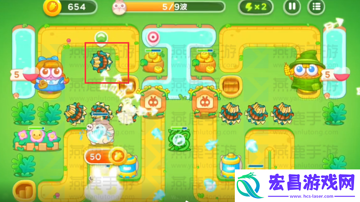 讲一讲保卫萝卜4绿野奇缘第47关攻略