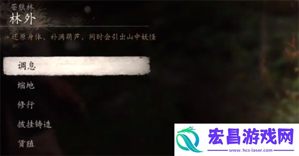 黑神话悟空黑风山苍狼林打坐点位置介绍