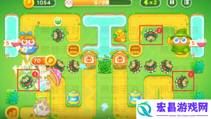 讲一讲保卫萝卜4绿野奇缘第47关攻略