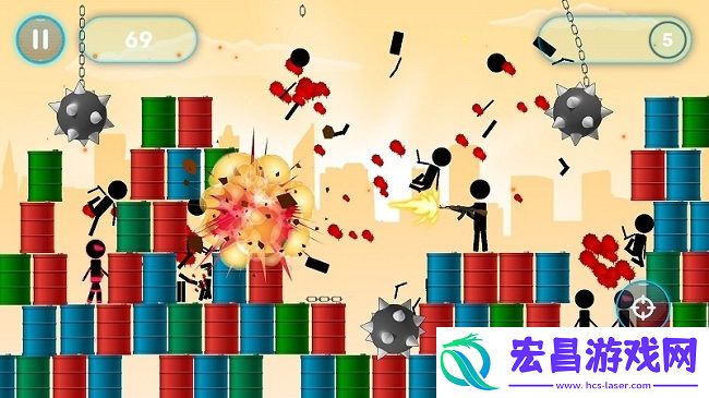 火柴人大战争破解无限钻石和金币和升级点