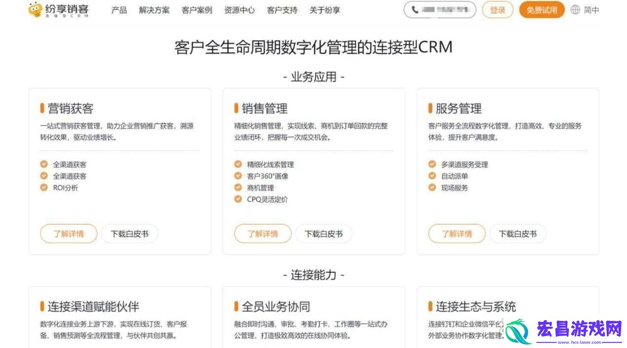 国内外十大免费CRM