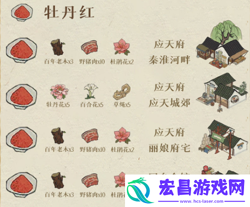 江南百景图颜料怎么获得全部颜料获取方法