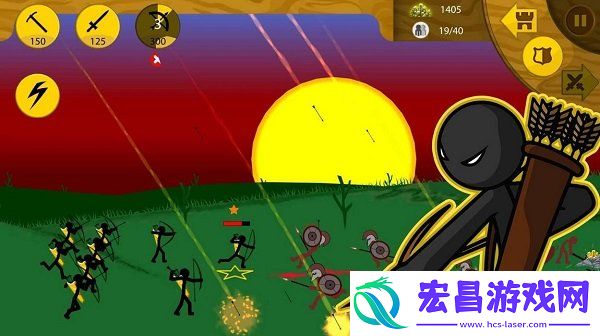火柴人大战争破解无限钻石和金币和升级点