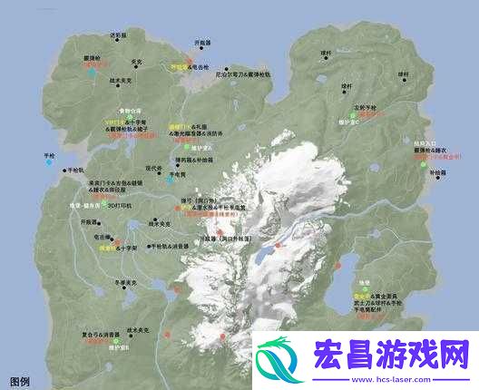 森林之子地图